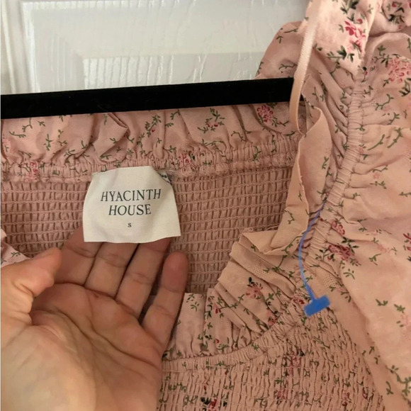 Tuckernuck Hyacinth House Pink Floral Smocked Marie Mini Dress - Picture 5 of 6